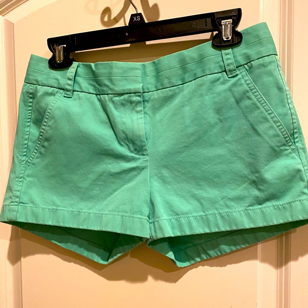Mint green shorts
